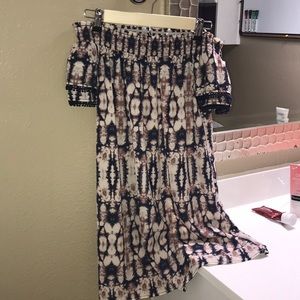 Off the shoulder dress